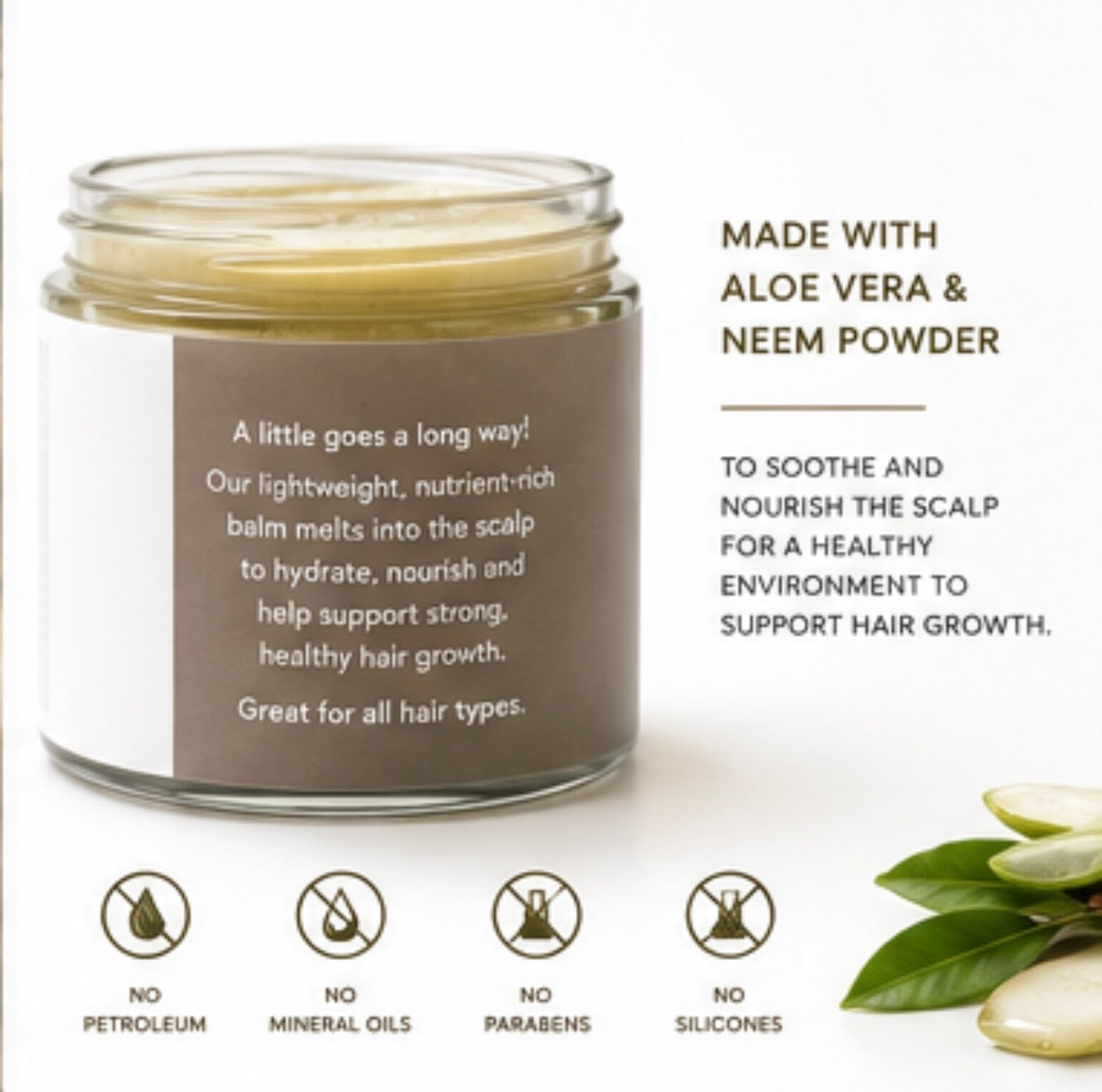 Not Your Momma's Hair Grease (Hair and Scalp Growth Balm) By Cortilla Hair Therapy